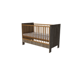 Zora cot 120x60 in chestnut color Zora cot 120x60 in chestnut color