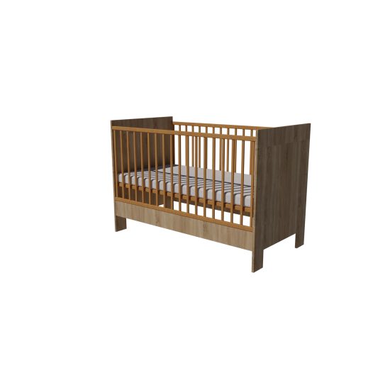 Zora cot 140x70 in light sonoma color Zora cot 140x70 in light sonoma color