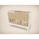 Zora cot, 120x60, in white with Sonoma slats