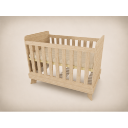 Zora cot, 120x70, in Sonoma