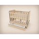 Zora cot, 120x60, in Sonoma, with anthracite edging
