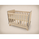 Zora cot, 120x60, in Sonoma, with anthracite edging