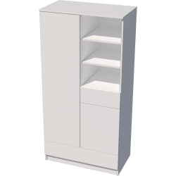Geri 2-door cabinet in white Geri 2-door cabinet in white