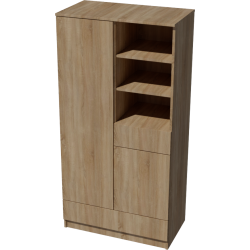 Geri 2-door cabinet in light sonoma color Geri 2-door cabinet in light sonoma color