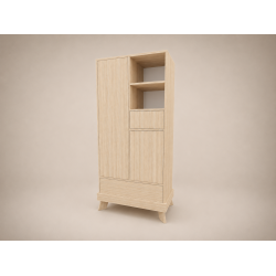 Geri 2-door cabinet in light sonoma color