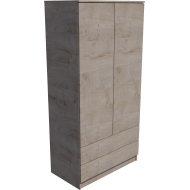 Soma 2-door cabinet in silver oak color