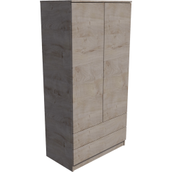 Soma 2-door cabinet in silver oak color Soma 2-door cabinet in silver oak color