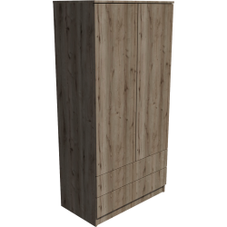 Soma 2-door cabinet in chestnut color Soma 2-door cabinet in chestnut color